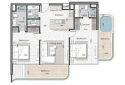 2 bedroom apartment